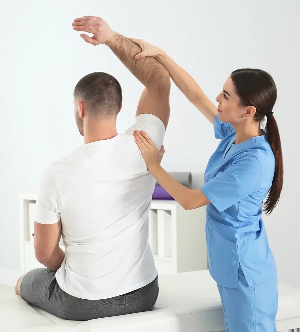 Physiotherapy session